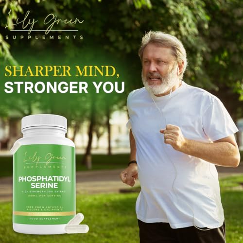 Lily Green Phosphatidylserine 300mg per Serving - Supports Cognitive Function & Memory, Exercise & Recovery, Mood & Relaxation