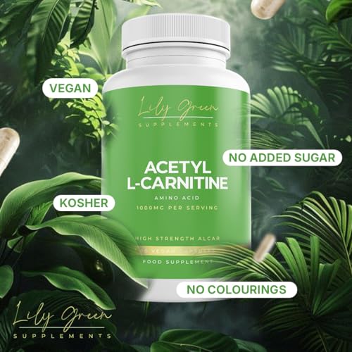 acetyl l carnitine hcl 1000 mg L-Carnitine 1000mg-Non-GMO & Energy Fatigue Focus Supplement BRAIN BOOSTS ACETYL L-CARNITINE (ALCAR, ALC) TABLETS