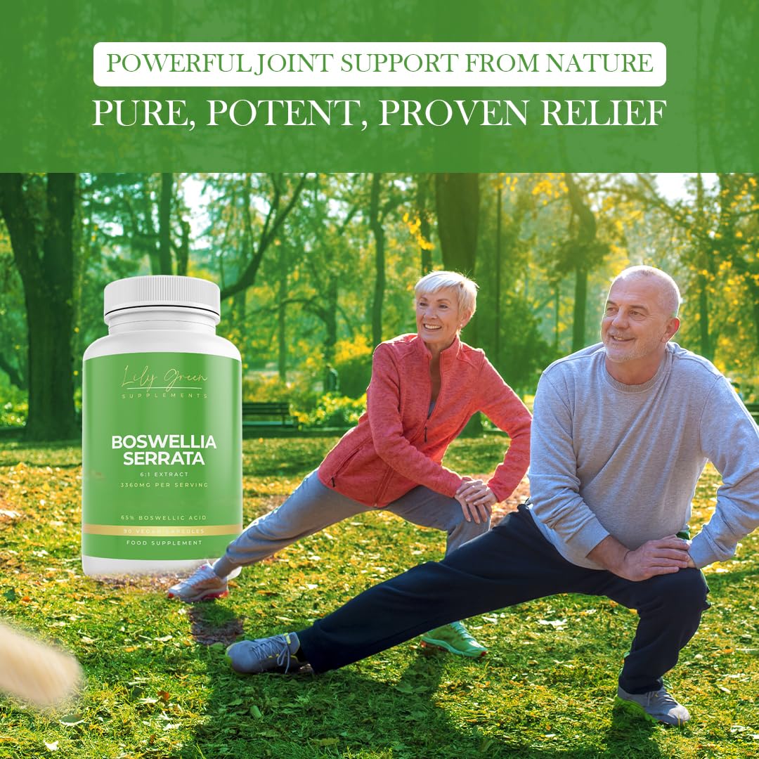 Lily Green Boswellia Serrata 3360mg per Serving - Supports Inflammatory Conditions, Joint Care & Digestive Health