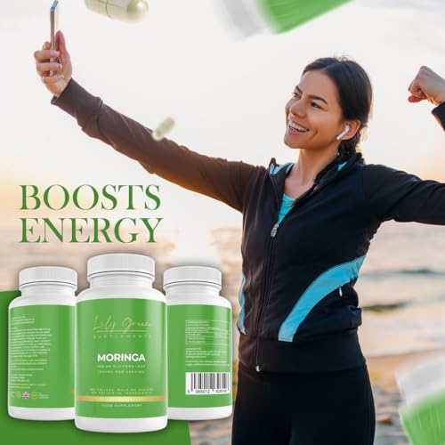 Lily Green Organic Moringa 1500mg per Serving - Supports Immune System, Inflammatory Conditions & Energy Production