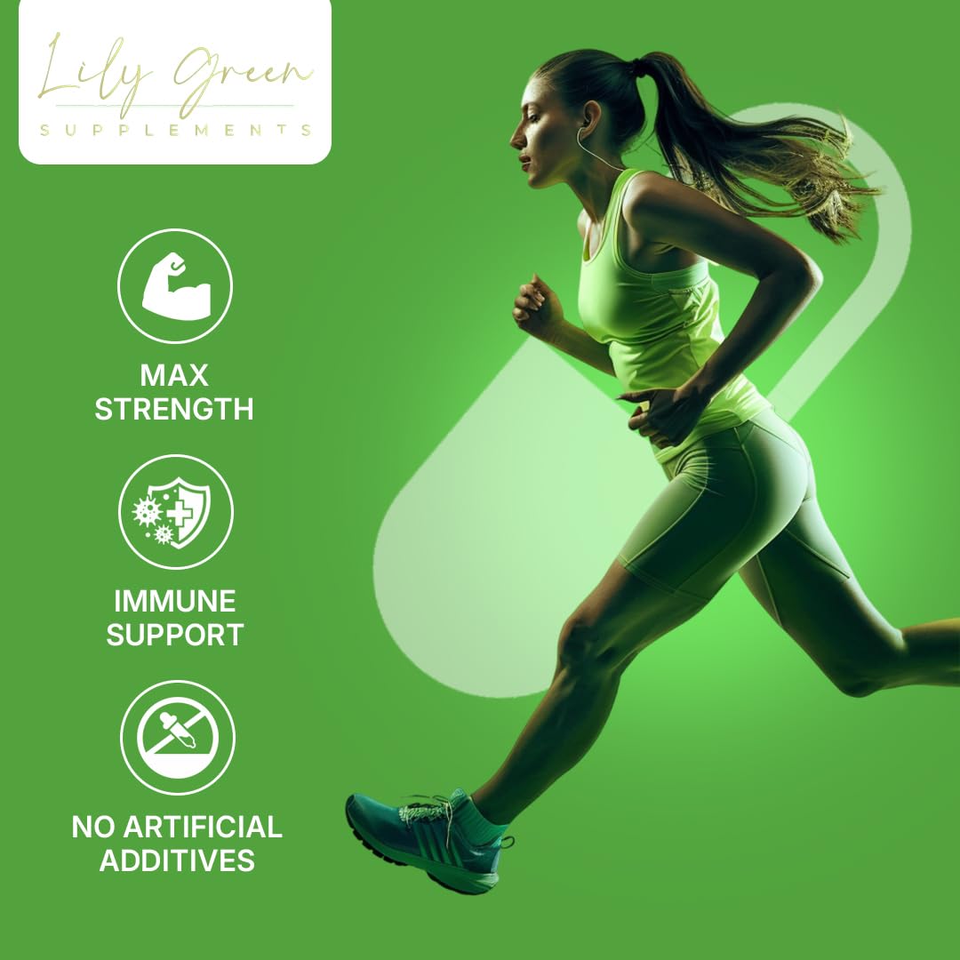 Lily Green Vitamin D3 4000iu & Vitamin K2 - Supports Immune System, Cardio Health, Cognitive & Muscle Function, Bones & Teeth
