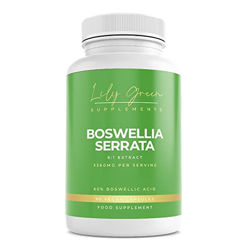 Boswellia Serrata 3360mg per Serving - Supports Inflammatory Conditions, Joint Care & Digestive Health - Lily Green Supplements