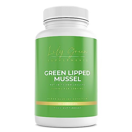 Green Lipped Mussel 1000mg per Serving - Supports Joint Health & Mobility, Healthy Skin, Inflammatory Conditions & Rich Source of Essential Nutrients - Lily Green Supplements